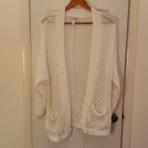 White Knit Cardigan
